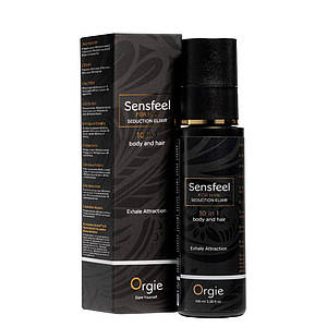Лосьйон із феромонами для тіла та волосся Orgie — Sensfeel Seduction Elixir 10 in 1 for Man (100 мл)