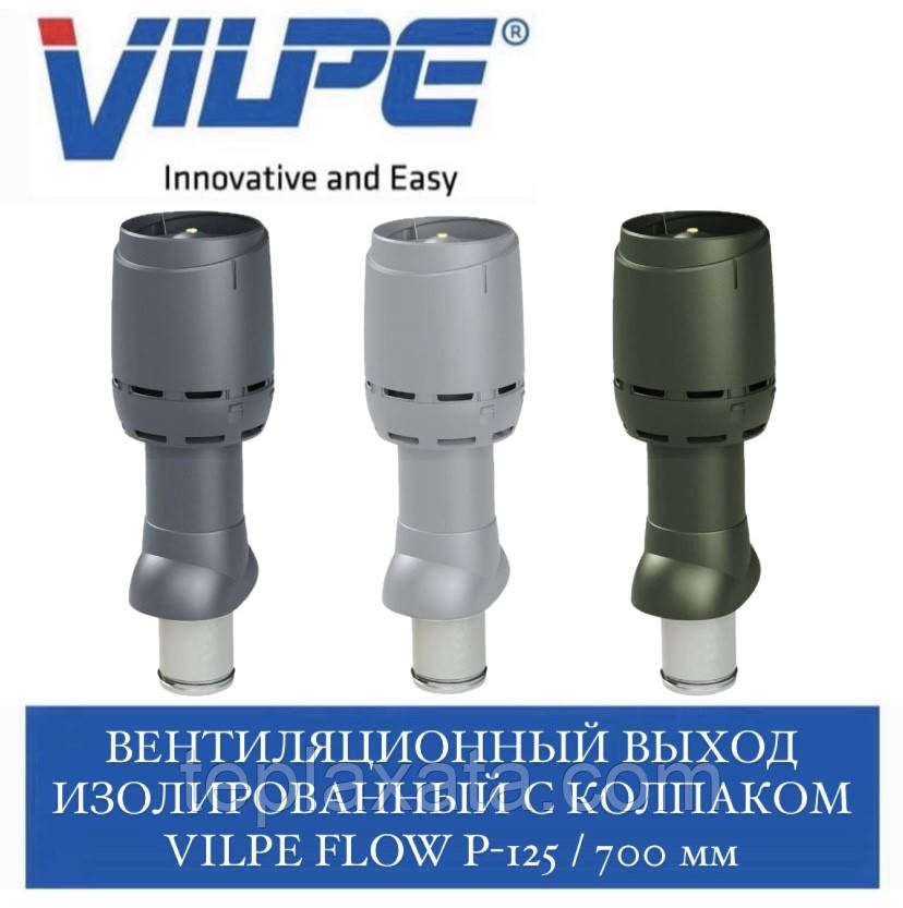 VILPE FLOW 125P/ІЗ/700 Вентиляційний вихід