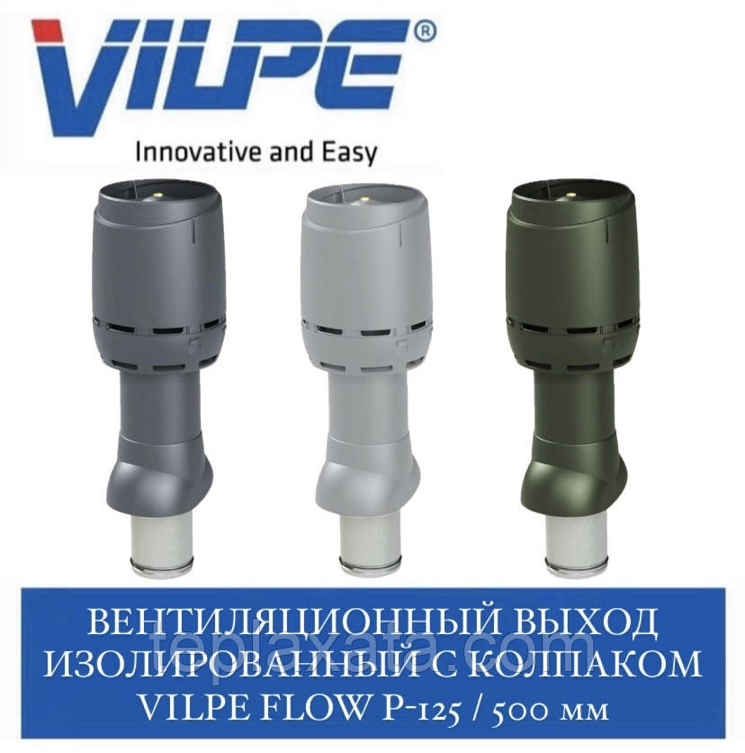 VILPE FLOW 125P/ІЗ/500 Вентиляційний вихід