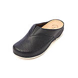 Шкіряні сабо жіночі Tellus 25-06B Чорні, фото 5