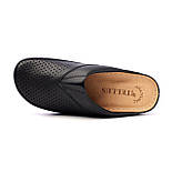 Шкіряні сабо жіночі Tellus 25-06B Чорні, фото 6