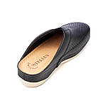 Шкіряні сабо жіночі Tellus 25-06B Чорні, фото 8