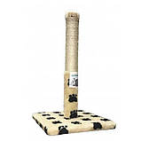 Драпак стовпчик для котів дерев'яний 30*55*30, фото 3