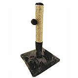 Драпак стовпчик для котів дерев'яний 30*55*30, фото 5