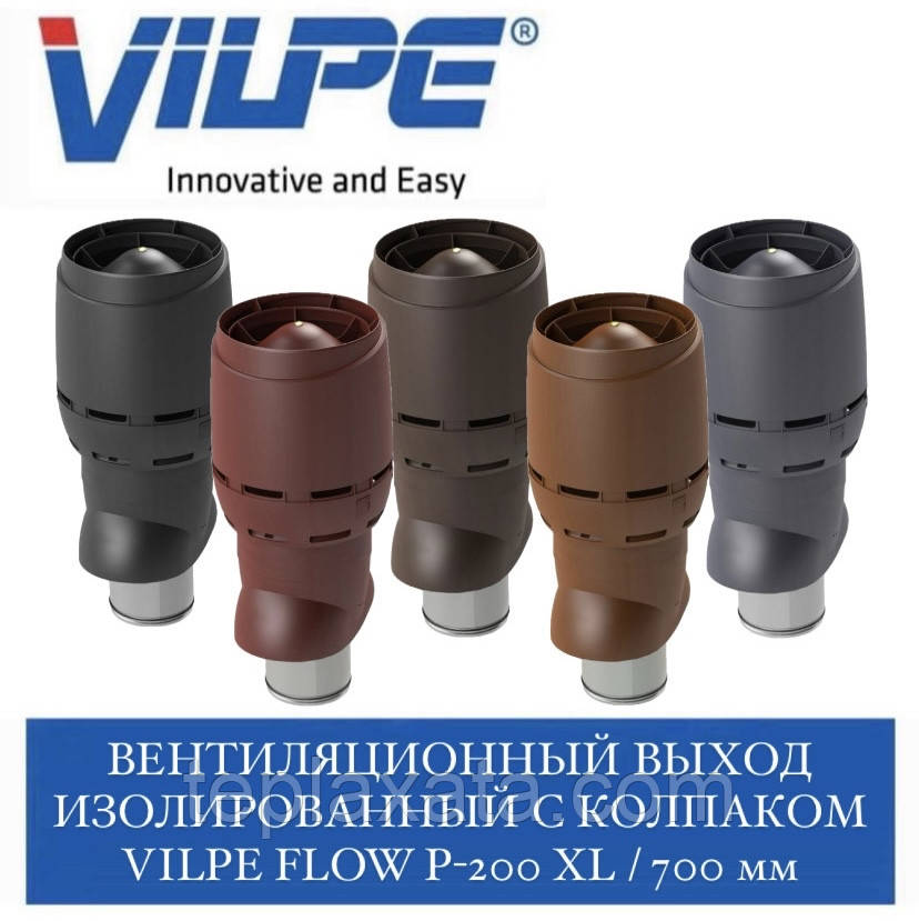 VILPE FLOW P-200 XL 700 мм Вентиляційний вихід