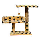 Драпак - "Пухнастики" (джут) будиночок з полицею   38/35/50см, фото 2