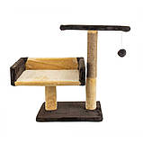 Драпак - "Пухнастики" (джут) будиночок з полицею   38/35/50см, фото 5