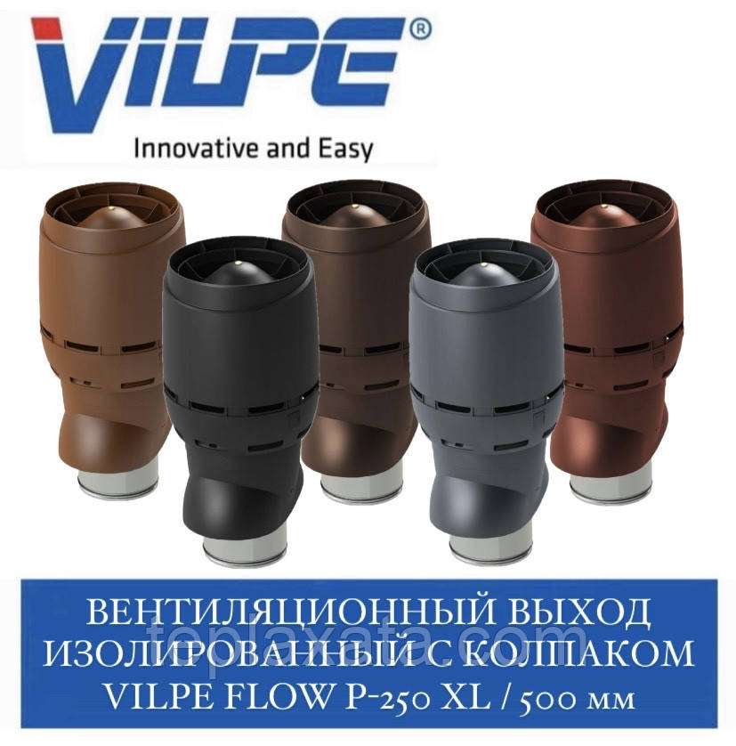 VILPE FLOW P-250 XL 500 мм Вентиляційний вихід