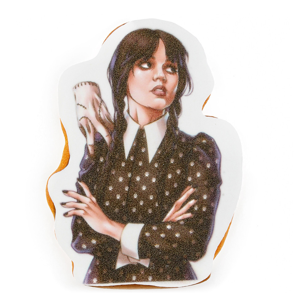 Пряник з принтом Крафт Печиво Wednesday №2 45г, фото 1