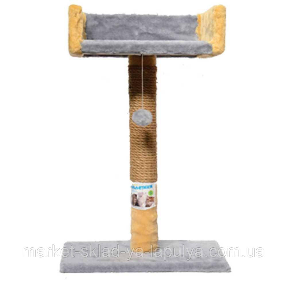 Драпак -"Пухнастики" стовпчик з диваном (джут) 30/33/50 см., фото 1