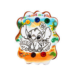 Пряник розмальовка з підкладкою Крафт Печиво Стіч 85г