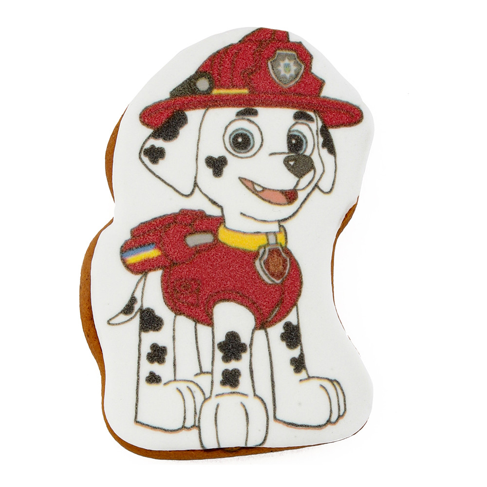 Пряник з принтом Крафт Печиво Paw Patrol Marshall Маршал 45г, фото 1