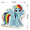 Пряник з принтом Крафт Печиво My Little Pony Rainbow Dash - Рейнбоу Деш 45г, фото 4