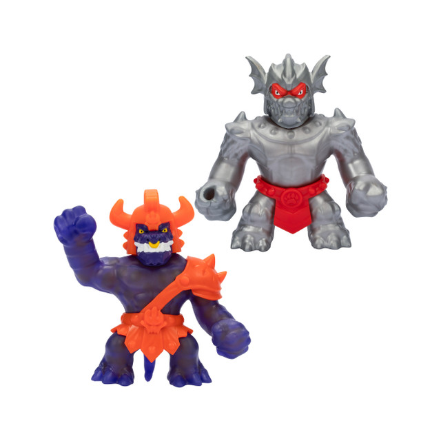 Goo Jit Zu Stretch Strikers Стретч-тягучка ігрові фігурки Блейзагон та Коруптагон Goo Jit Zu Stretch Strikers Стретч-тягучка ігрові фігурки Блейзагон та Коруптагон