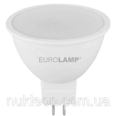 Популярний! Лампочка Eurolamp LED SMD MR16 5W GU5.3 4000K 12V (LED-SMD-05534(12)(P)) - Краща якість тільки на Nukleon.com.ua, фото 1