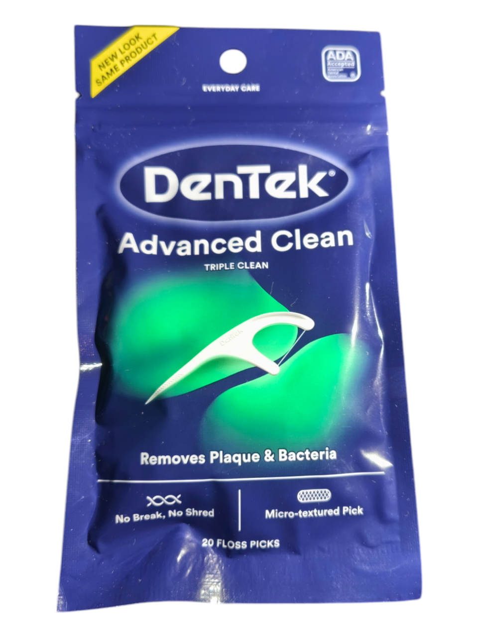 Флос-зубочистки потрійне очищення DenTek шт20, фото 1