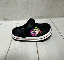 Дитячі сабо крокси crocs Luck line 24-28 чорні