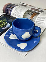 Чашка з блюдцем Хмаринки 290 мл