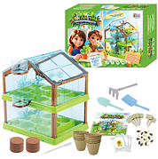 Набір з вирощування рослин, ботанічні експерименти з теплицею 18415 "4FUN Game Club"