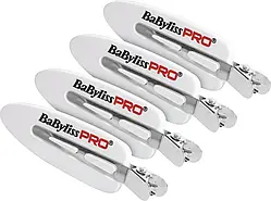 Затискачі для волосся металеві 4 шт. BaByliss Pro Dual Shield Dents M4460E