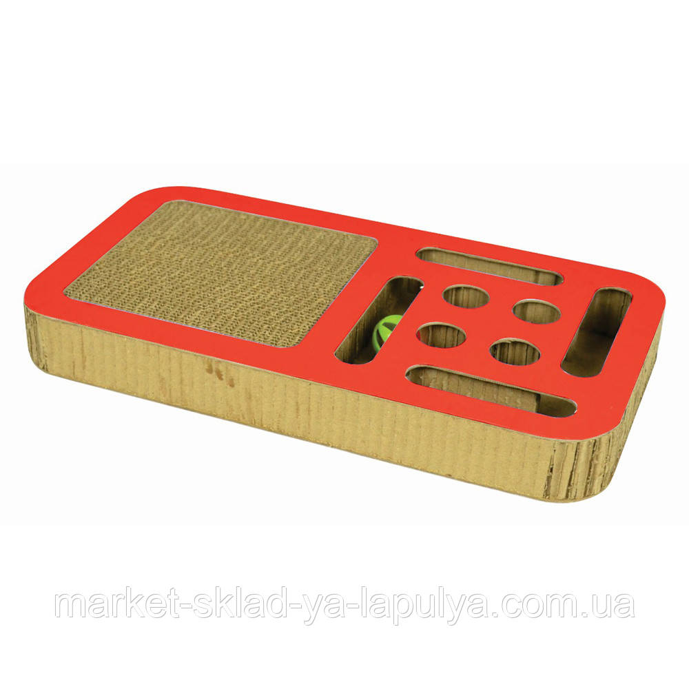 Драпак-лежанка Agility для котів з гофрокартону ,прямокутний, ігровий 45x24x5 см, фото 1