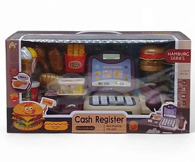 Дитячий касовий апарат, магазинчик "Cash Register" 689-35, Іграшкова каса кольорова, фото 4