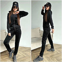 Велюровий спортивний костюм кофта та штани розміри 42-44, 46-48, 50-52 код350