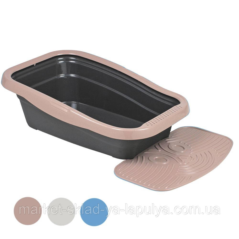 Туалет д/кіш з рамкою і килимком NELLA 58x37,5x18h, фото 1