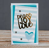 Листівка вітальна I Love you ручної роботи подарунок на день закоханих, фото 3