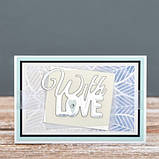 Листівка вітальна I Love you ручної роботи подарунок на день закоханих, фото 2