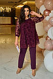 Костюм жіночий " троянди " батальний 1194 ит, фото 4