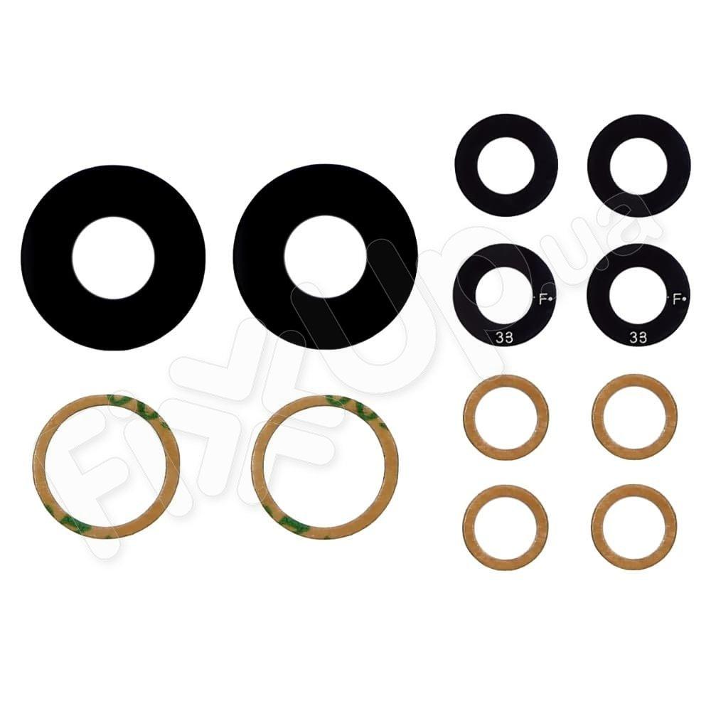 Скло камери для Xiaomi 12 Lite, колір чорний, 3 шт.