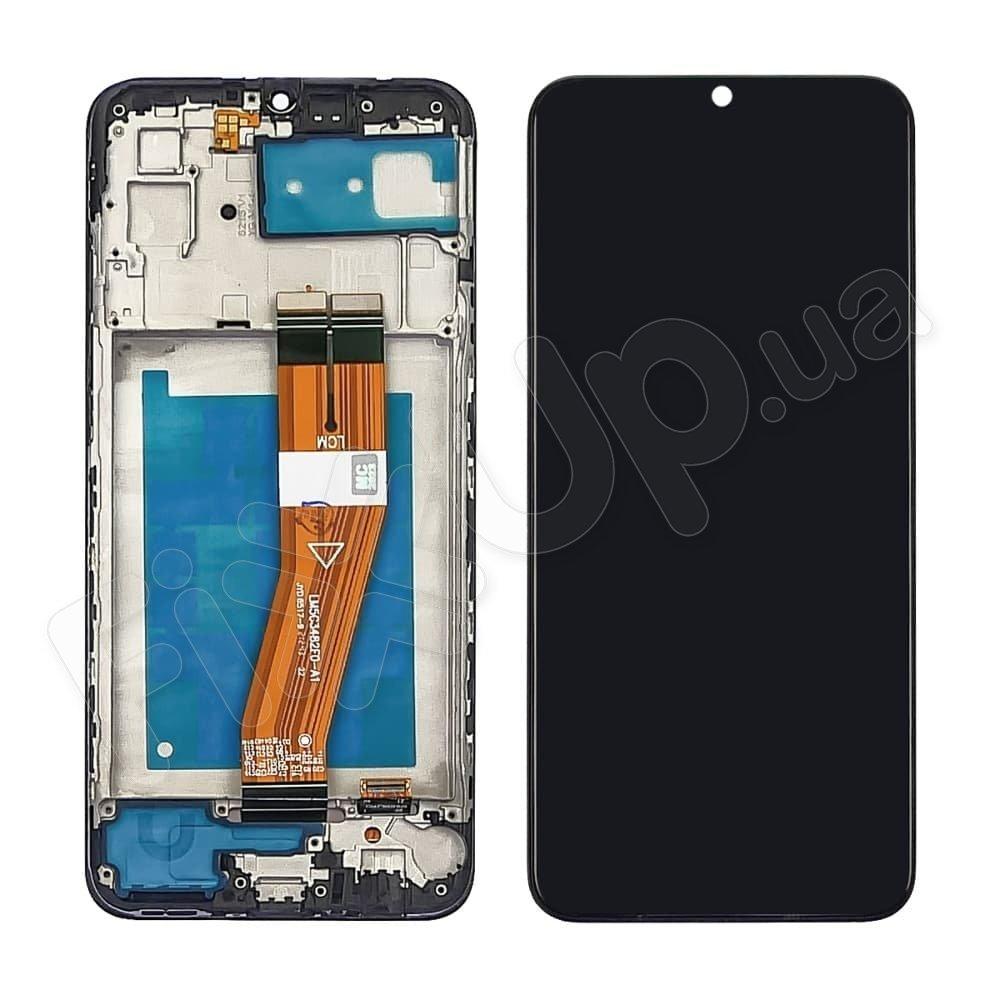 Дисплей для Samsung A035F Galaxy A03, з тачскрином і рамкою в зборі, колір чорний