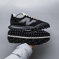 Чорні замшеві жіночі кросівки New Balance XC-72 Black Grey Демісезонні Нью Беланс