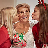 Жіноче намисто з кулоном у формі серця Heart Love, цирконієвий камінь рожевого кольору, золоте, фото 4