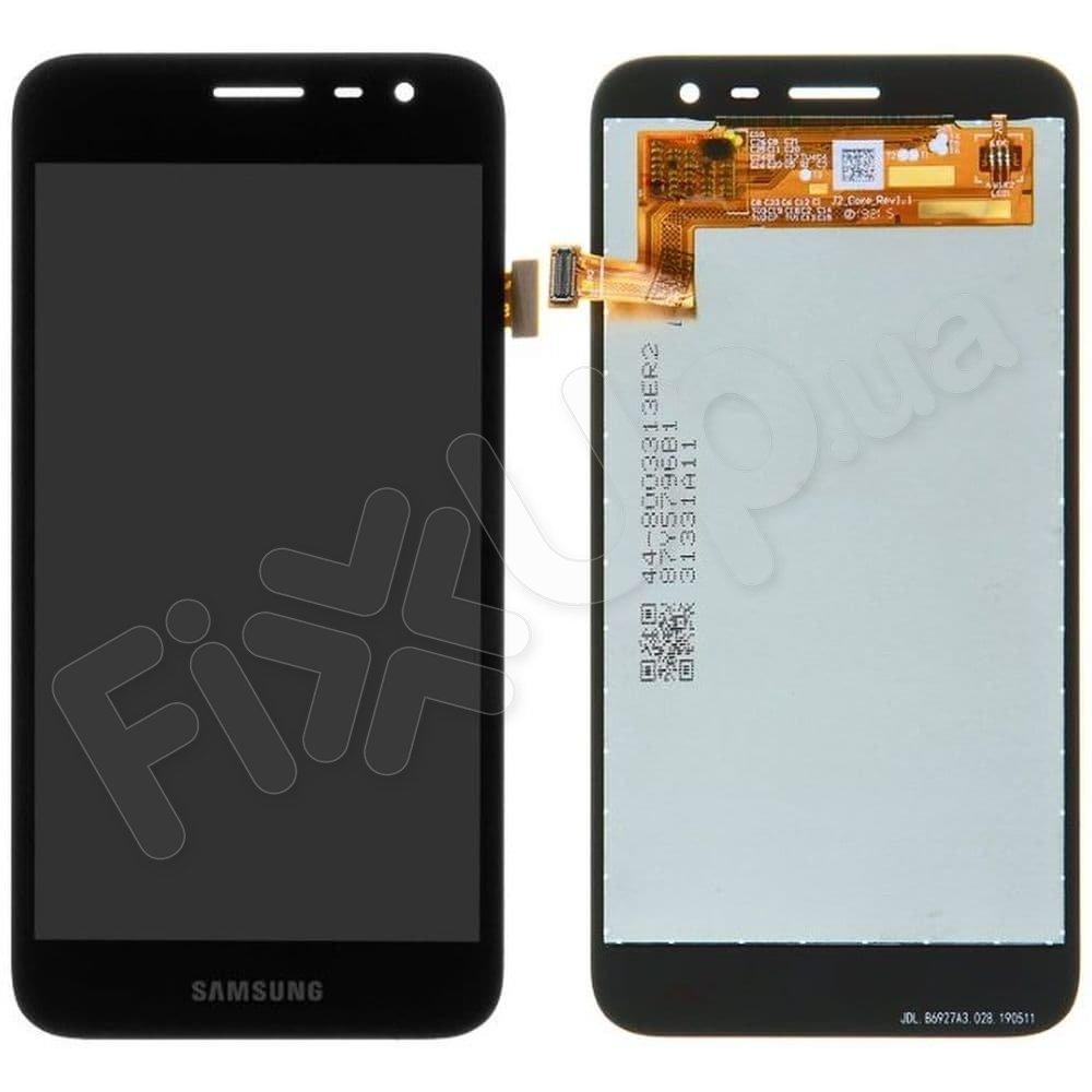 Дисплей для Samsung J260H Galaxy J2 Core (2018) з тачскрином у зборі, колір чорний, IPS (TFT)