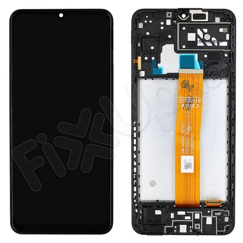 Дисплей для Samsung A047F Galaxy A04S 2022 (GH81-29805A), з тачскрином і рамкою в зборі, колір чорний,