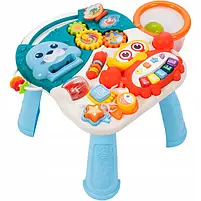 Каталка-ходунки HB 0008 AB стіл розмір 33-37-24 см., 2 кольори, музика, світло, на батарейках, в коробці 68-39-11 см., фото 6