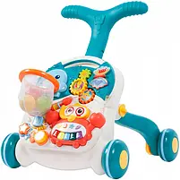 Каталка-ходунки HB 0008 AB стіл розмір 33-37-24 см., 2 кольори, музика, світло, на батарейках, в коробці 68-39-11 см., фото 7