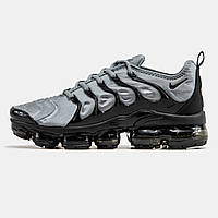 Сірі текстильні чоловічі кросівки Nike VaporMax Plus Демісезонні кросівки Найк ТН Вейпормакс