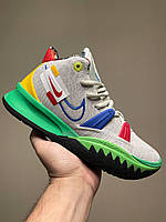 Сірі текстильні чоловічі кросівки Nike Kyrie 7 Visions Демісезонні Найк Кюре