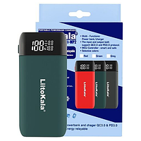 LiitoKala Lii-MP2 зарядний пристрій PowerBank для 18650, 21700 Li-ion акумуляторів