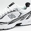 Кросівки New Balance 509 White Silver Black / Нью Беланс 509 Білі із Сріблястим та Чорним, фото 7