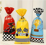 Пакети асорті з малюнком авторалі Чемпіон подарункові фасувальні з затискачами для солодощів 10 шт 27х 12.5 см, фото 2