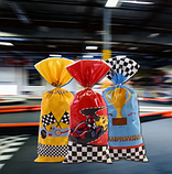 Пакети асорті з малюнком авторалі Чемпіон подарункові фасувальні з затискачами для солодощів 10 шт 27х 12.5 см, фото 3