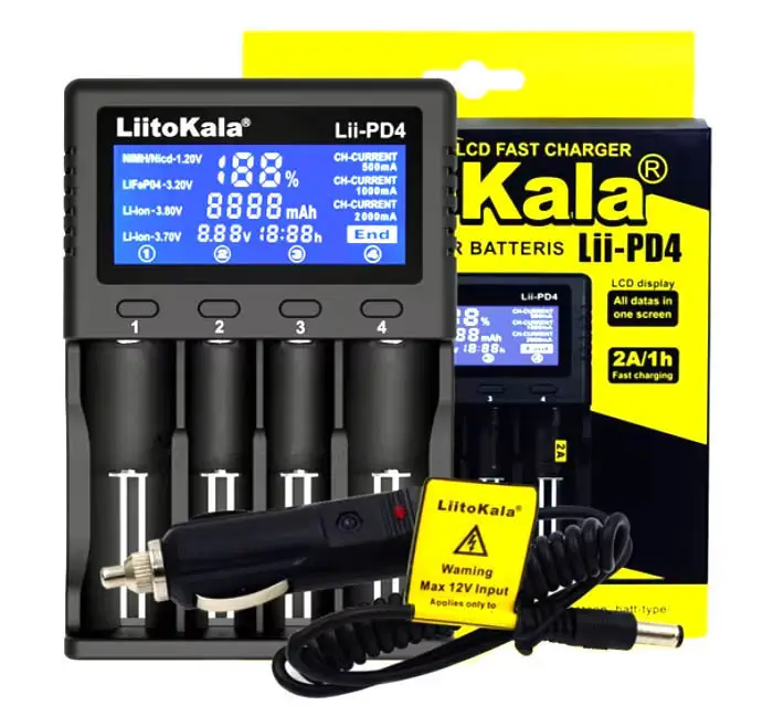 Професійний Зарядний пристрій Liitokala Lii-PD4, фото 1