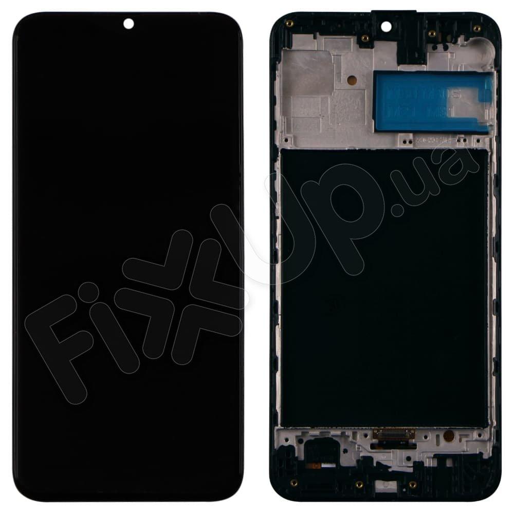 Дисплей для Samsung M315F/DS Galaxy M31 2020 з тачскрином і рамкою в зборі, колір чорний, IPS