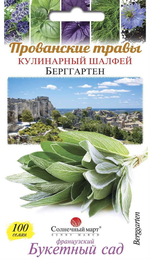 Шавлія кулінарний Берггартен 100 шт Сонячний Березень