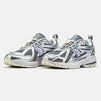 Чоловічі Кросівки New Balance 1906R x The Basement Grey / Нью Беланс 1906Р Зе Бейсмент Сірі із Сріблястим, фото 5