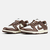 Кросівки Nike SB Dunk Low Brown White / Найк СБ Данк Низькі Коричневі з Білим, фото 5